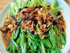 豆豉鲮鱼笨菠菜-禾珍珠家常小馆(河南博物院店)