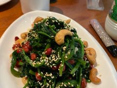 小叶菠菜拌双仁-黑鸡小馆(金源店)