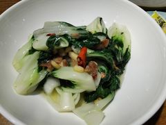 脂渣肉炒奶白菜-必点海鲜·鲅鱼水饺(鞍山西道店)