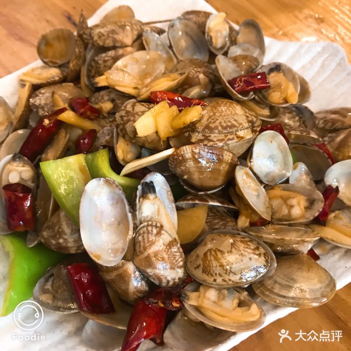 青岛菜馆辣炒蛤蜊图片 - 第174张