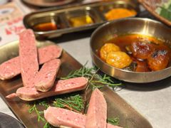 -草家酱蟹炭火烤肉店(珲春南路一店)