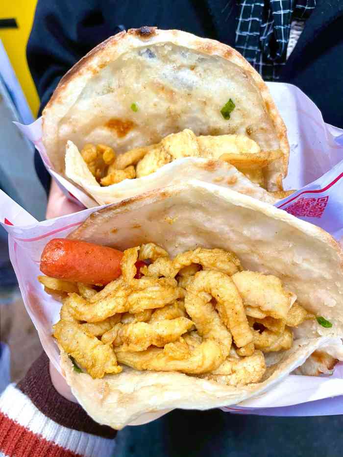 卢记烧饼61鸡柳饼-"晚上启动小吃扫街模式,碰巧扫到网红店--.