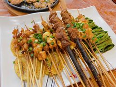 烤蒜爆鸡-关二哥烧烤(王家湾店)