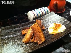 主厨送的三文鱼干-松涛日本料理