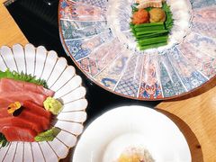 比目鱼薄切-然锅料理