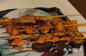 Grilled Corn Kernels Skewers