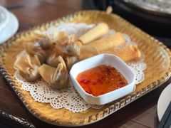 炸牛奶拼炸云吞-阿多私房菜(顺德店)