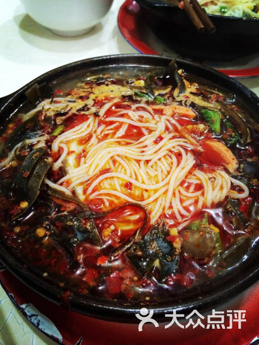 喜欢的菜:                                     酸麻辣砂锅米线