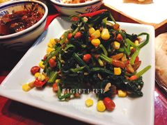 果仁菠菜-窄巷子陕菜馆·地道陕西菜(粉巷店)