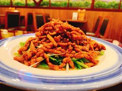 京酱肉丝菠菜-宏状元现熬粥·京味菜(黄寺大街店)