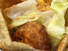-小红车炸蛋葱油饼