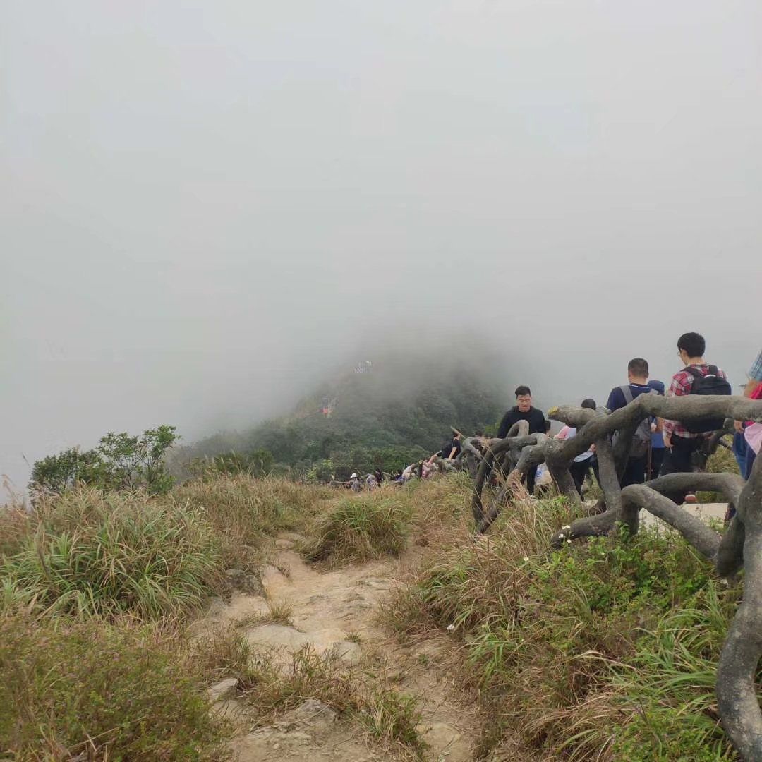 梧桐山的好汉坡,全程爬好汉坡的都是好汉