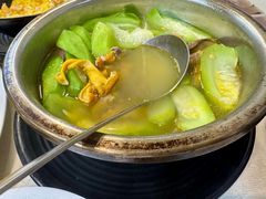 鸡杂肠红丝瓜汤-巫记鸡饭店