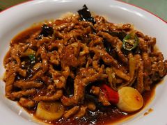 鱼香锅巴肉丝-刘胖子家常菜·蹄花焖藕(富安街店)