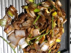 爆炒羊肉-姜君·千岛湖鱼头馆(浦东大道店)