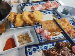 鸡蛋炸馒头片-大槐树烤肉馆