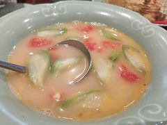 笋干丝瓜番茄汤-虎哥私房菜(馒头山店)