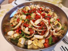 平锅鱿鱼须-聚味瞿记·龙虾堂(天元店)