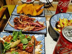 -燚店·铁板鱼蛙·烤肉·烤串(北新桥店)