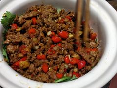 小炒黄牛肉-廖师傅大蒜炒腊肉(袁家岭店)