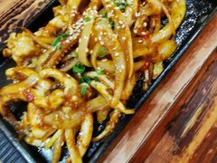 秘制铁板鱿鱼须-小川洋风料理(街道口店)