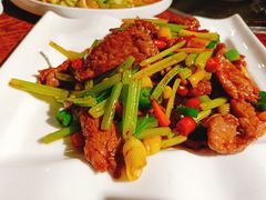 小炒黄牛肉-尚府一品·烤鸭·新京菜(圆明园店)