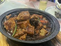 石锅黑豆腐-船老大饭店(太滆街店)