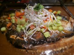 酱香烤鱼-探鱼·鲜青椒爽麻烤鱼(天河优托邦店)
