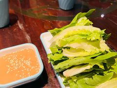 麻酱油麦菜-江边城外烤全鱼(方庄店)