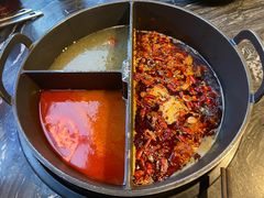 小嫩牛专利T型锅（一锅三吃）-热火朝天鲜切牛肉火锅(南强街巷店)