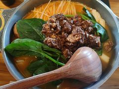 担担豆腐牛肉锅-藤原布二·八佰善会席料理(奥体店)