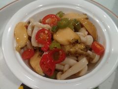 蜜豆百合花枝片-申粤轩酒楼·三十年粤菜经典(丁香花园店)