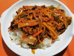 鱼香肉丝盖浇饭-秦之味陕西特色面馆(中华路店)