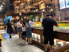 自助取餐区-韩京炭火烤肉自助料理(柯桥万达店)