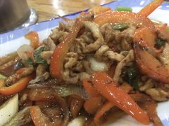 甜椒肉丝-雨田饭店(华兴东街店)