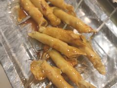 豆腐皮卷金针蘑-腾格勒烤羊腿