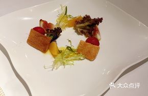 Cherry Foie Gras Wreath