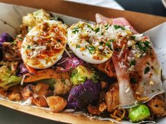 烤时令蔬菜配低温蛋-Cooking Man(中懋天地店)