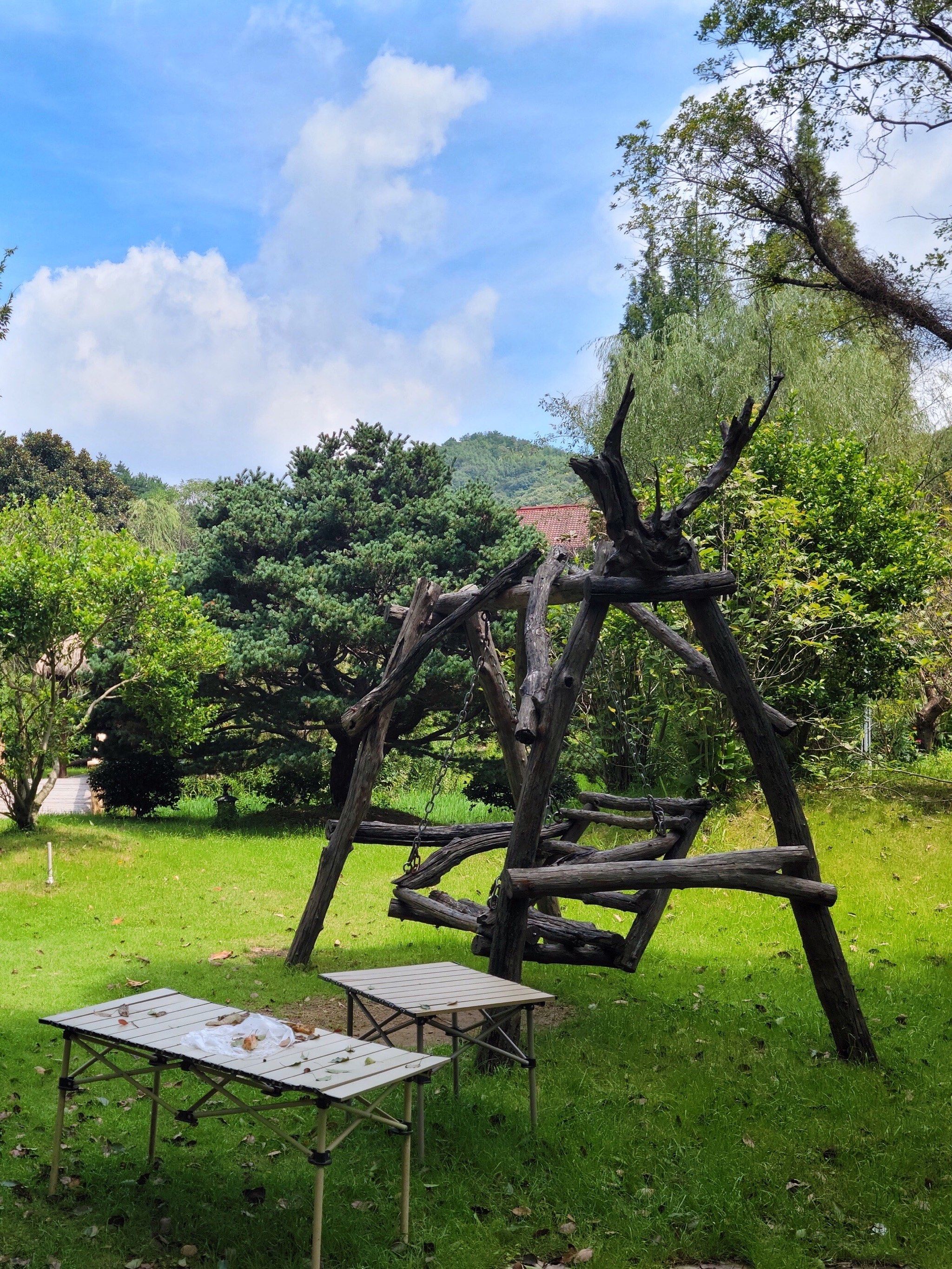 慈溪香格里度假庄园,景美免费,是露营和烧烤胜地