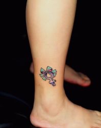 脚踝-北京蚩尤刺青