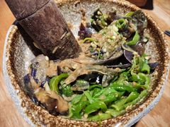 皮蛋青椒擂茄子-费大厨辣椒炒肉(万家丽一店)