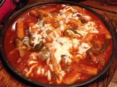 奶酪海鲜炒米条-包装马车·韩国料理·포장마차