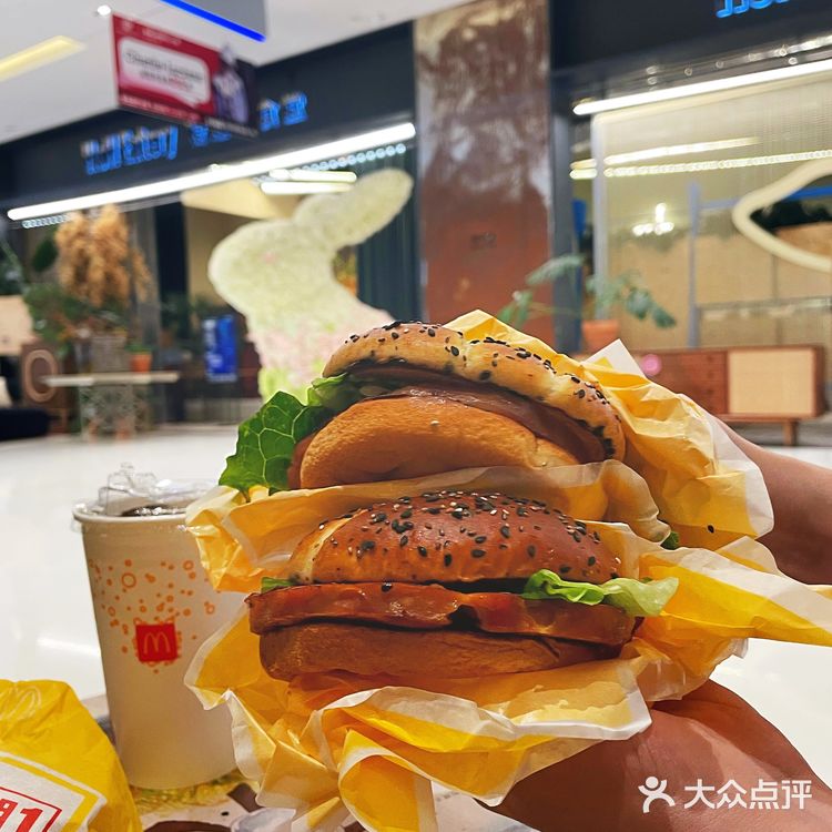 麦当劳新品尝鲜,猪肘堡一口就能满足!