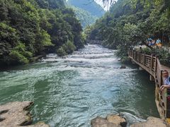 -小七孔景区-六十八级跌水瀑布