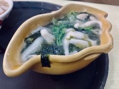 紫菜汤鱼皮饺拼水菱角-老西关濑粉(文明路店)
