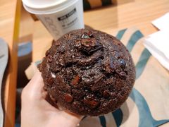大蘑菇头形香浓巧克力麦芬-星巴克(北京天坛东路店)