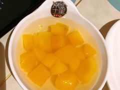 芒果布丁-南城十里潮汕鲜牛火锅·鲜虾生滚粥(融汇老商埠店)
