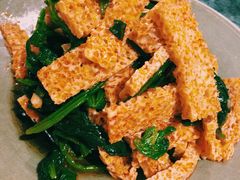 菠菜拌面筋-东方亚克西餐厅(西康路店)