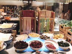 自助取餐区-厦门泰地万豪酒店-贡厨全日餐厅