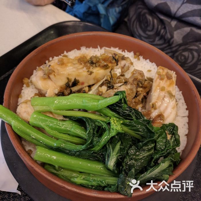 外海李记面美食馆雪菜鱼腩蒸饭图片
